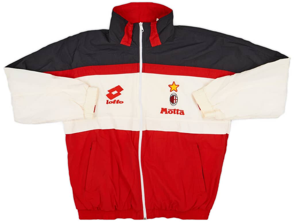 1993-94 AC Milan Lotto Track Jacket - 6/10 - (XL)