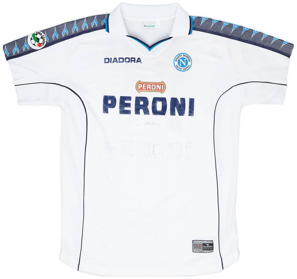 2000-01 Napoli Match Worn Away Shirt Fresi #6