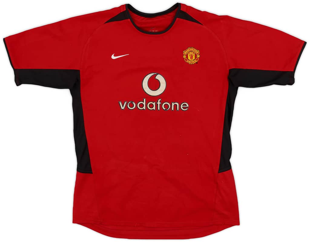 2002-04 Manchester United Home Shirt - 7/10 - (XL.Boys)