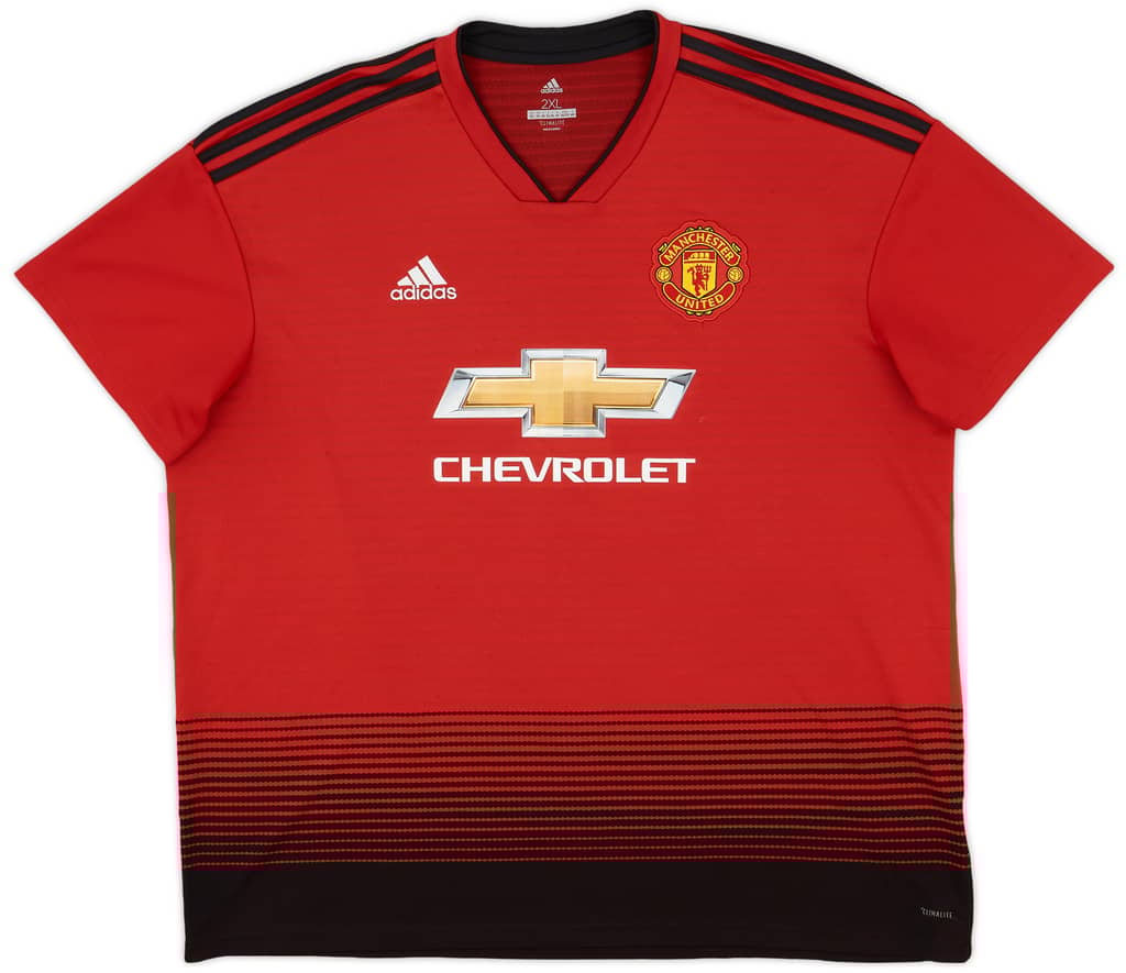 2018-19 Manchester United Home Shirt Mata #8 - 6/10 - (XXL)