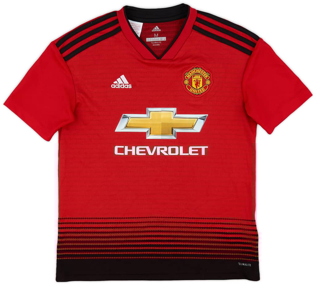 2018-19 Manchester United Home Shirt - 9/10 - (M.Boys)