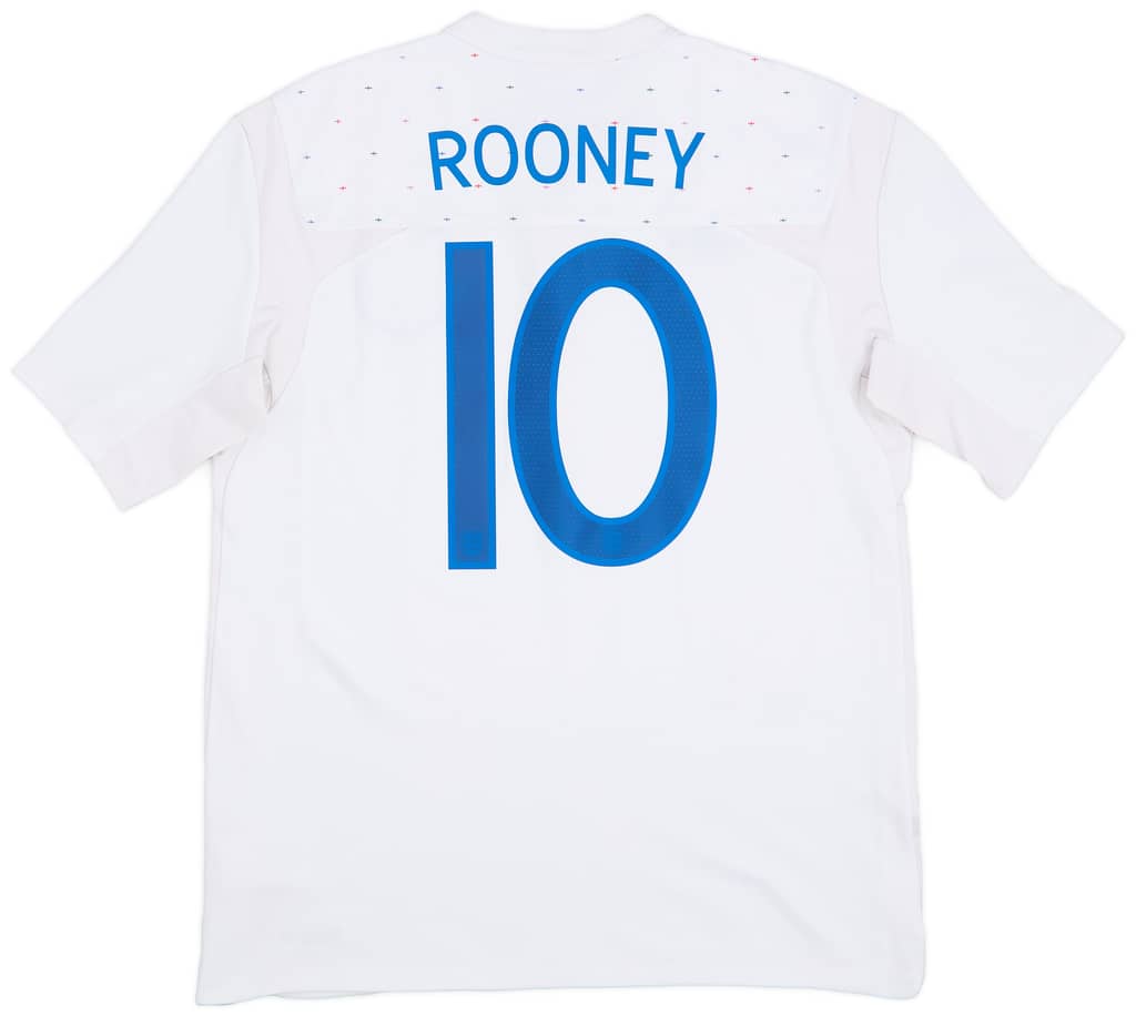 2010-11 England Home Shirt Rooney #10 - 8/10 - (L)