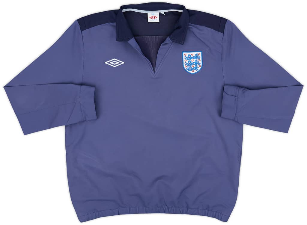 2010-11 England Umbro Drill Top - 9/10 - (XL)