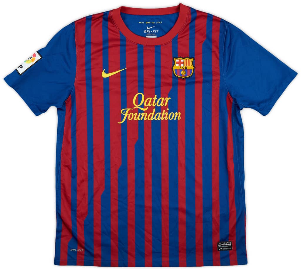 2011-12 Barcelona Home Shirt - 8/10 - (XL.Boys)