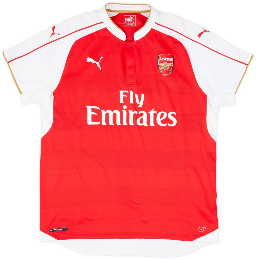 2015-16 Arsenal Home Shirt Arteta #8 - 8/10 - (S)