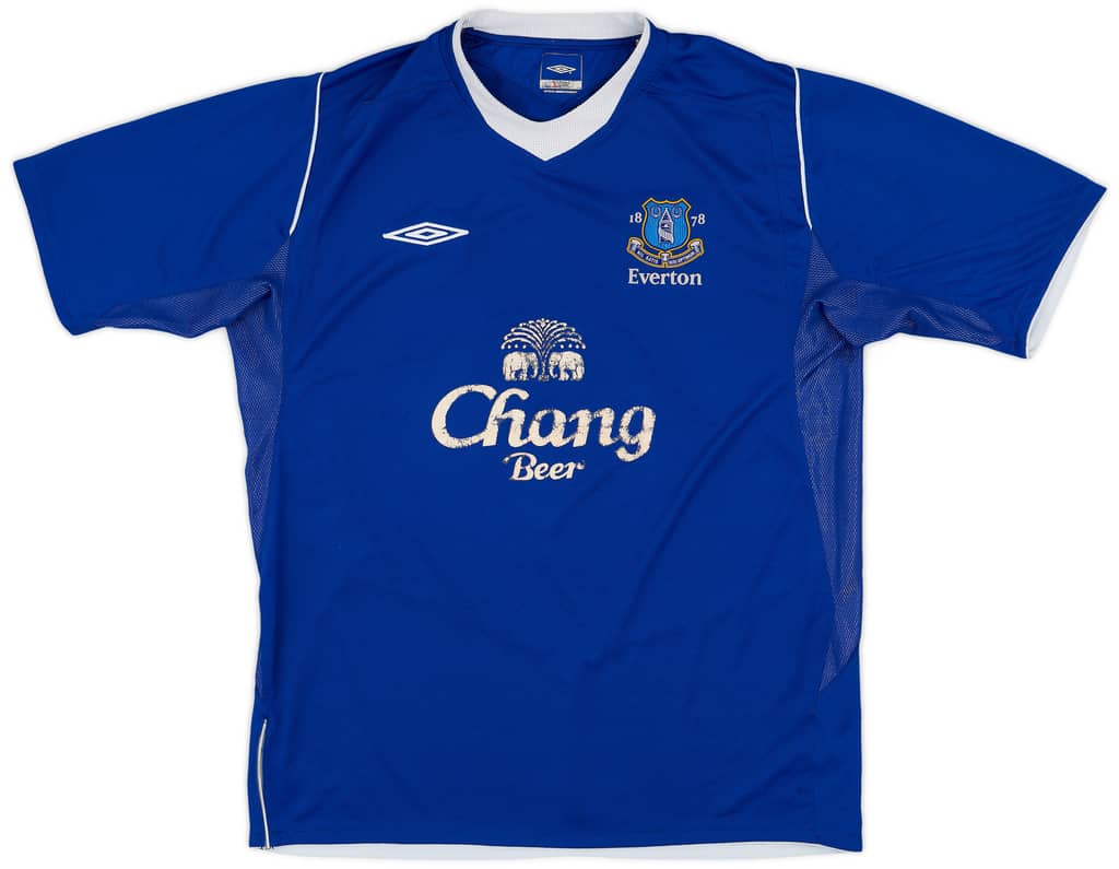 2004-05 Everton Home Shirt - 5/10 - (L)