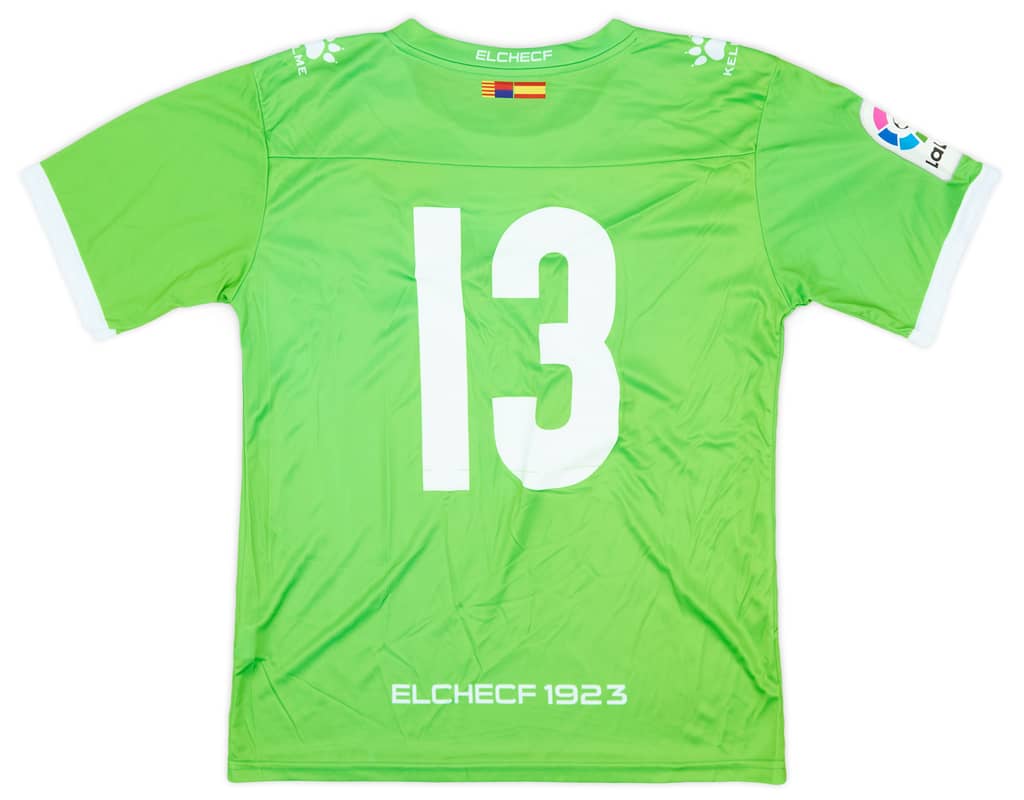 2017-18 Elche GK Shirt #13 (S)