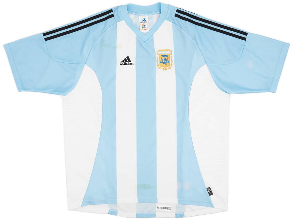 2002-04 Argentina Home Shirt - 4/10 - (XL)