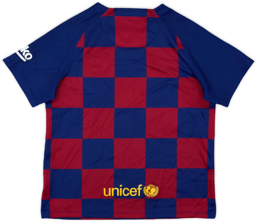 2019-20 Barcelona Home Shirt - 9/10 - (7-8 Years)