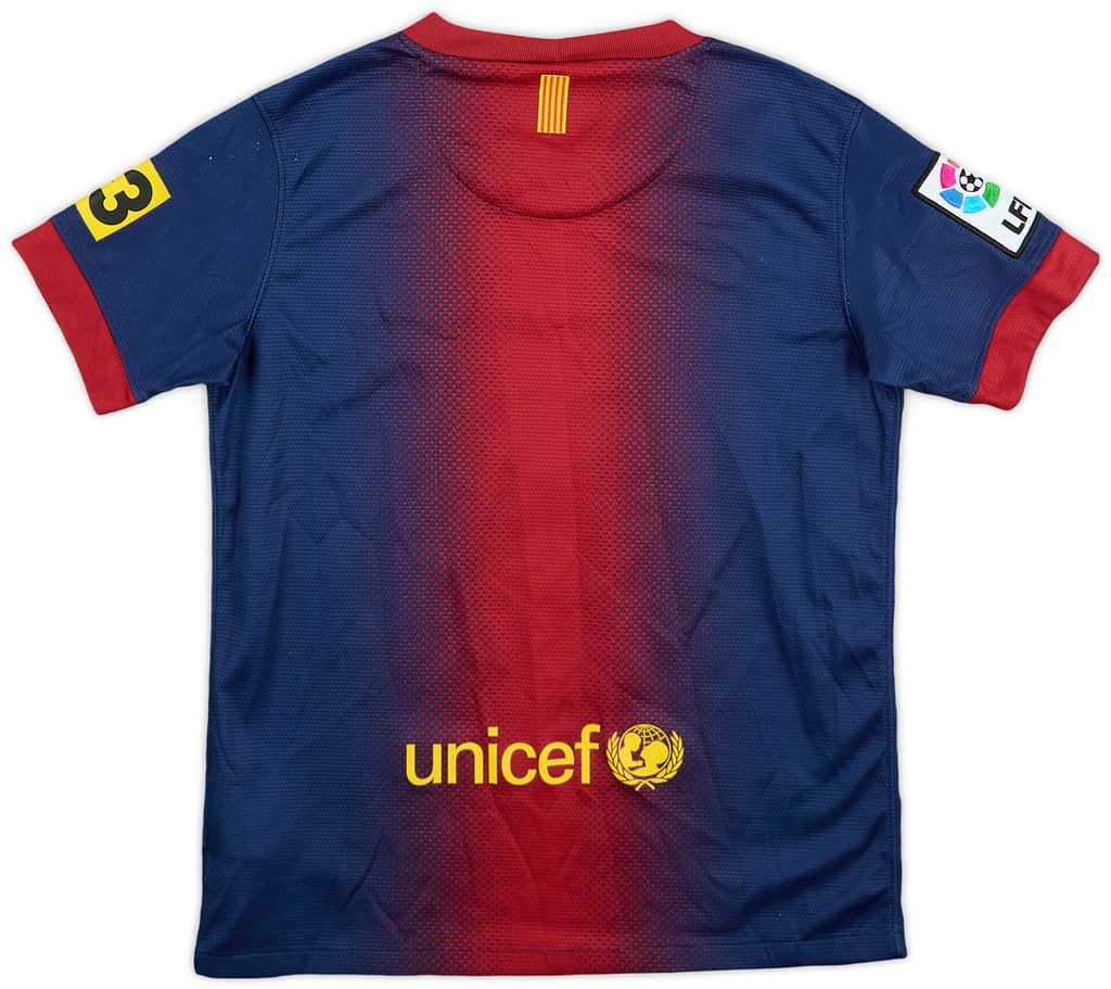 2012-13 Barcelona Home Shirt - 9/10 - (S.Boys)