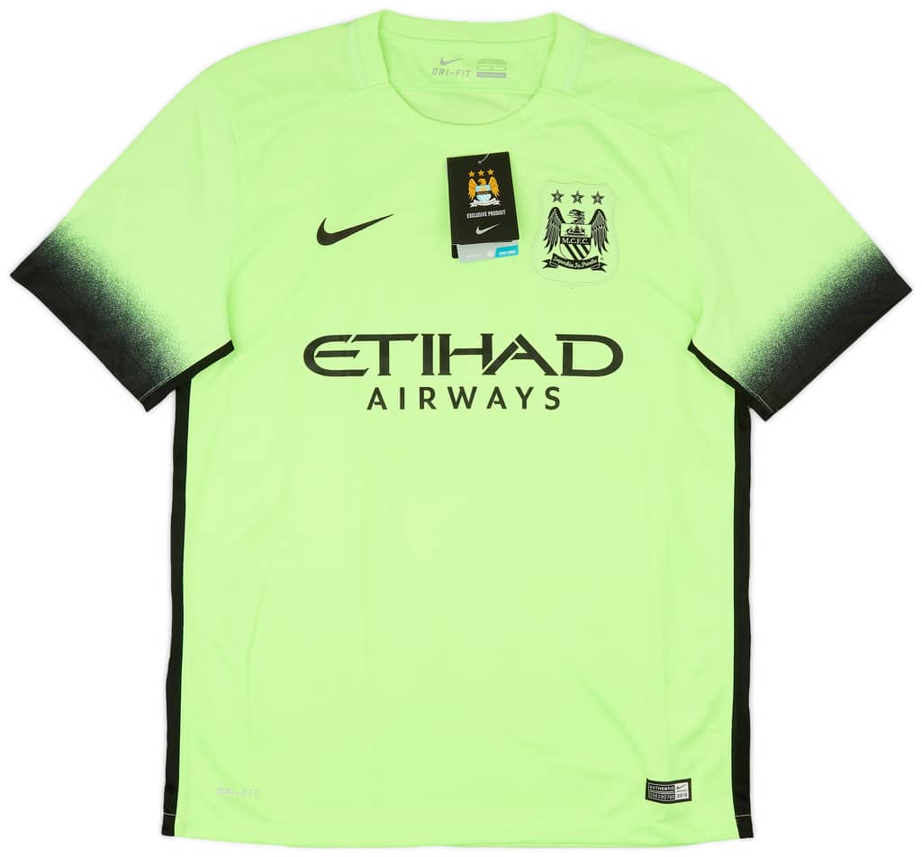 2015-16 Manchester City Third Shirt Kompany #4 (M)