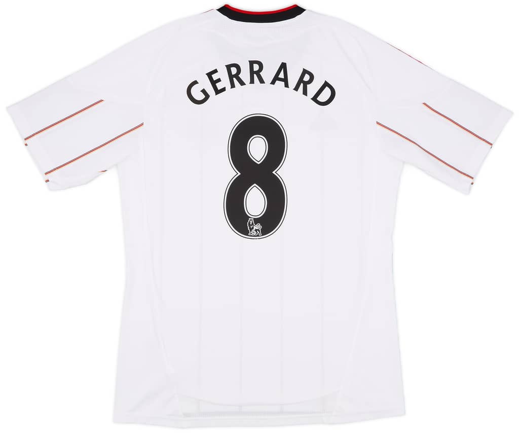 2010-11 Liverpool Away Shirt Gerrard #8 - 6/10 - (M)