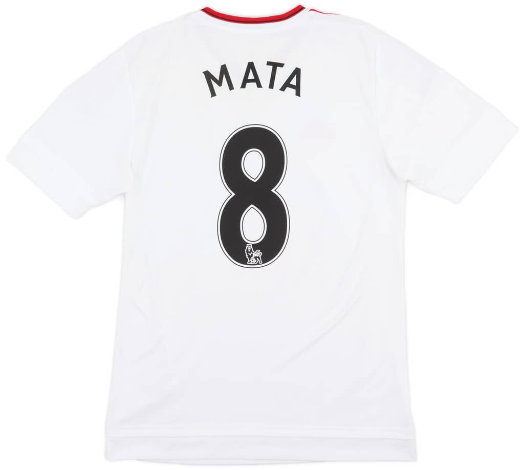 2015-16 Manchester United Away Shirt Mata #8 - 8/10 - (S)