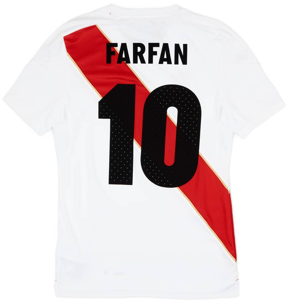 2018 Peru Home Shirt Farfan #10 (S)