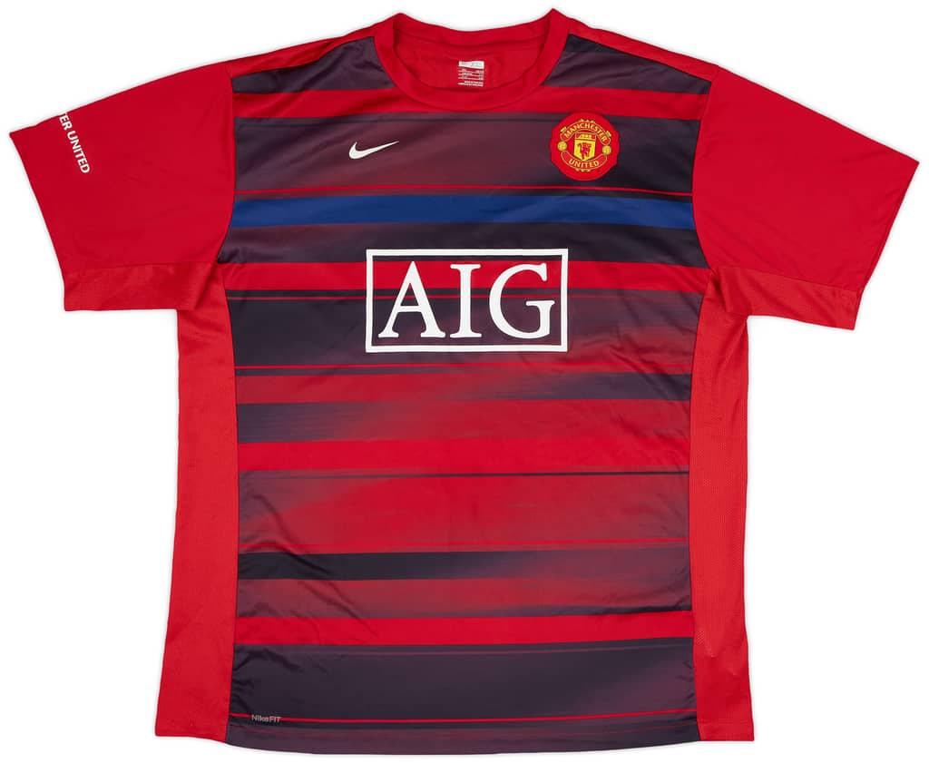 2009-10 Manchester United Nike Training Shirt - 9/10 - (XXL)