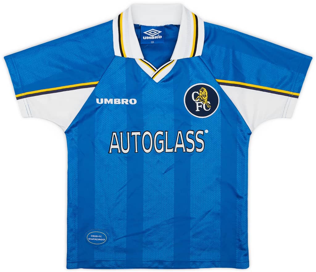 1997-99 Chelsea Home Shirt - 8/10 - (S.Boys)
