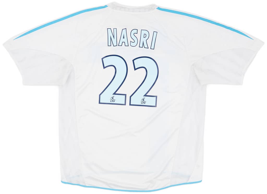 2004-05 Olympique Marseille Home Shirt Nasri #22 - 8/10 - (XL)