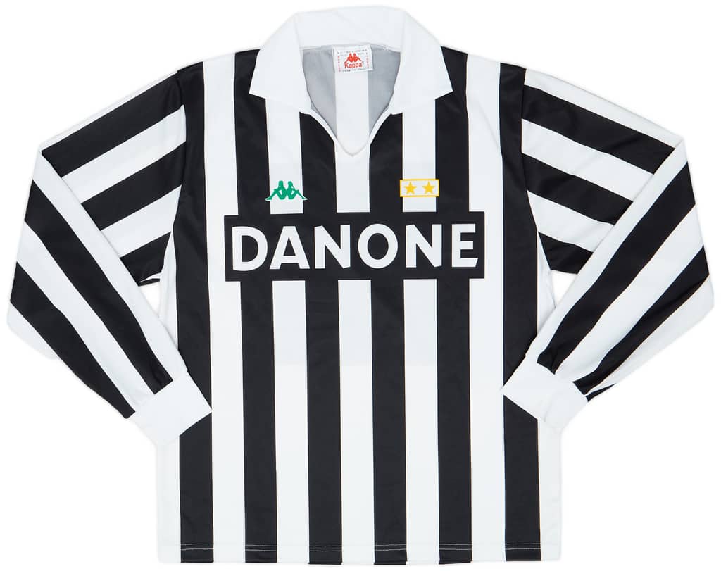1992-94 Juventus Basic Home L/S Shirt - 9/10 - (L)