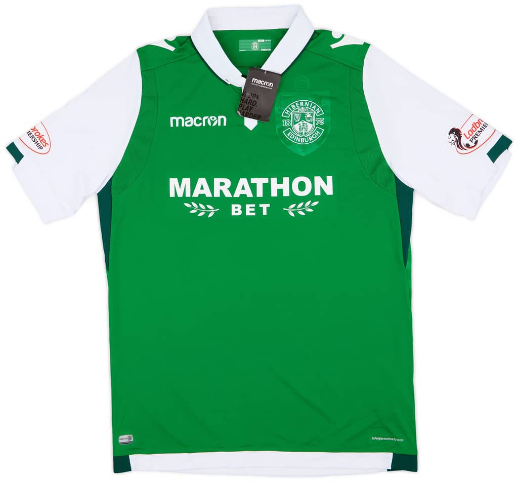 2017-18 Hibernian Home Shirt (XXL)