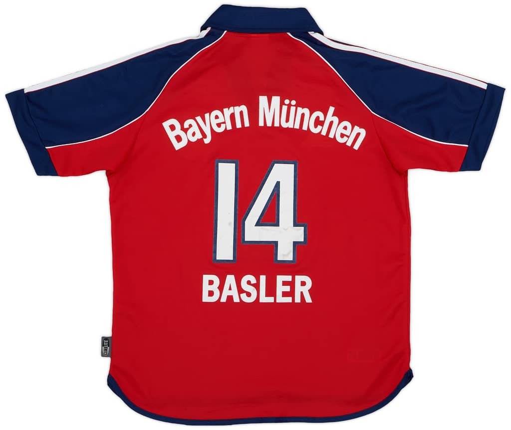 1999-01 Bayern Munich Home Shirt Basler #14 - 6/10 - (Y)
