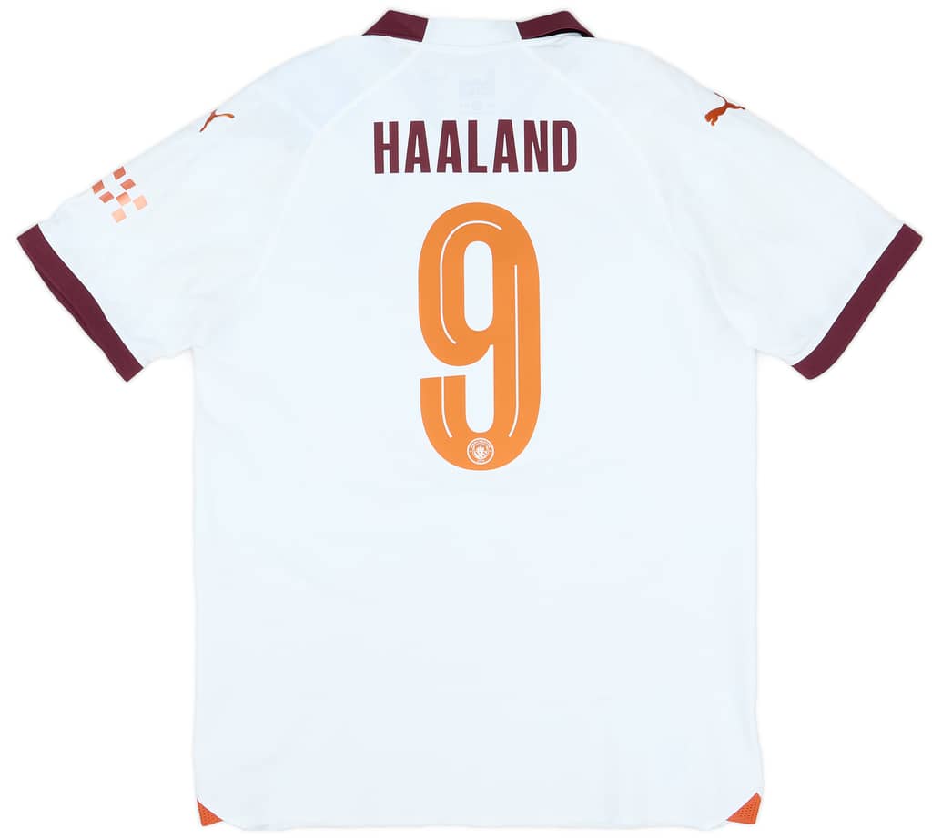 2023-24 Manchester City Player Issue Away European Shirt Haaland #9