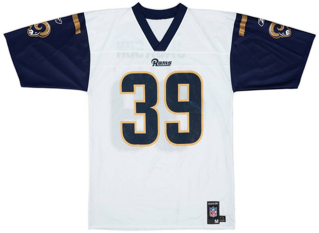 2005-06 St Louis Rams Jackson #39 Reebok Replica Away Jersey - 6/10 - (M)