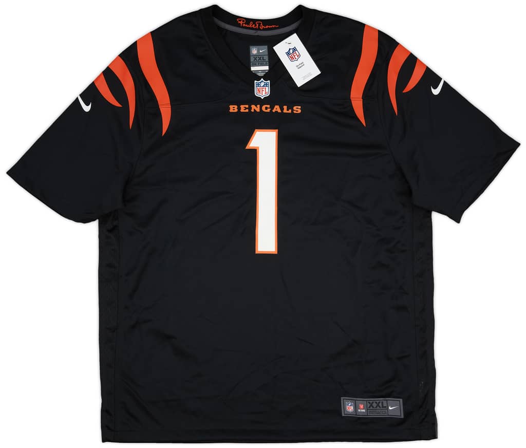 2021-24 Cincinnati Bengals Chase #1 Nike Game Home Jersey (XXL)