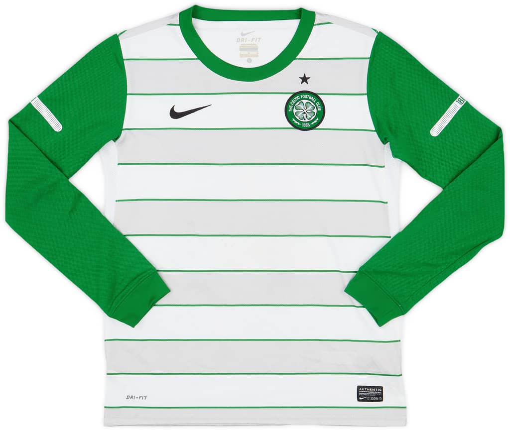 2011-12 Celtic Away L/S Shirt Commons #15 - 6/10 - (L.Boys)