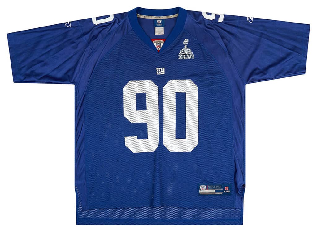 2011 New York Giants Pierre-Paul #90 Reebok On Field Jersey (Home) XL