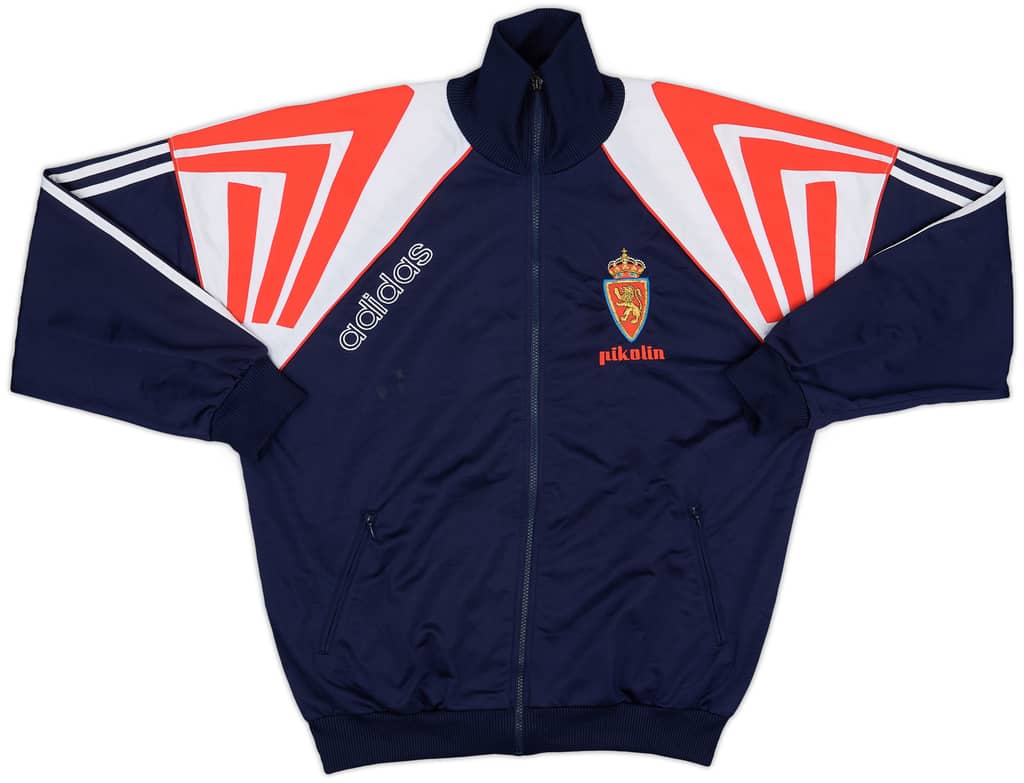 1995-96 Real Zaragoza adidas Track Jacket - 6/10 - (L)