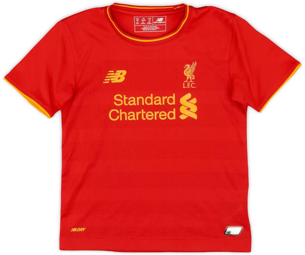 2016-17 Liverpool Home Shirt - 9/10 - (4-5 Years)
