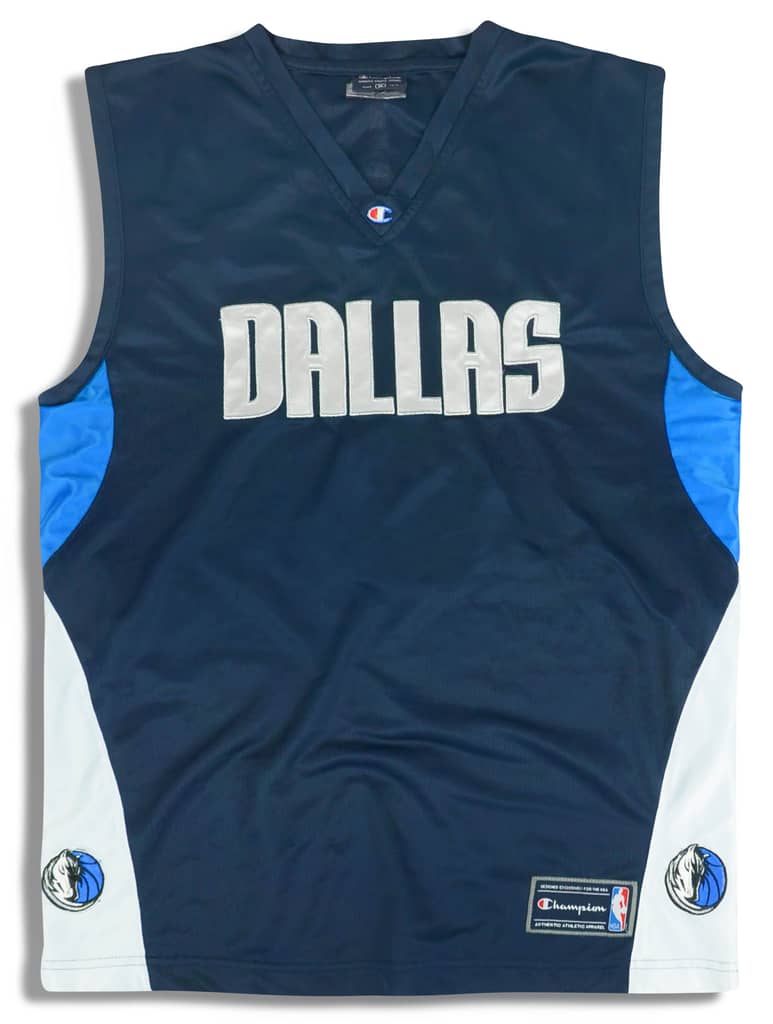2000s Dallas Mavericks Champion Training Jersey L