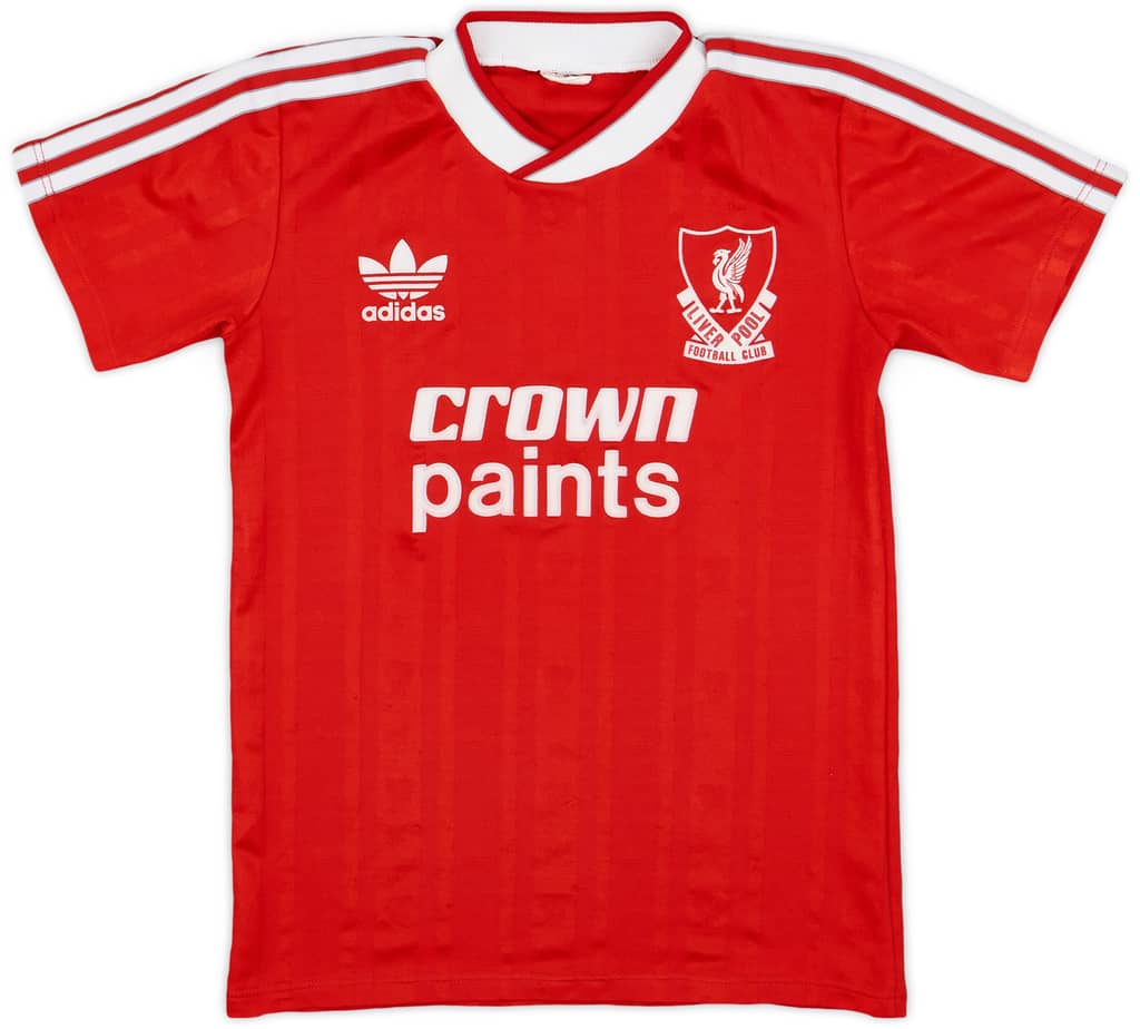 1987-88 Liverpool Home Shirt - 7/10 - (Y)