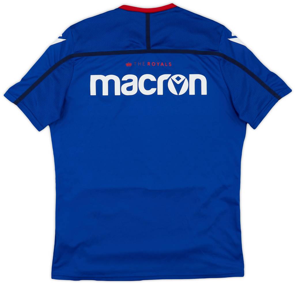 2019-20 Reading Player Issue Macron Training Shirt #224 - 9/10 - (S)