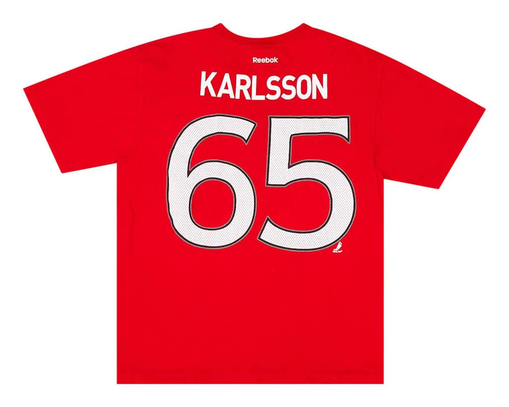 2010s Ottawa Senators Karlsson #65 Reebok Tee S/M
