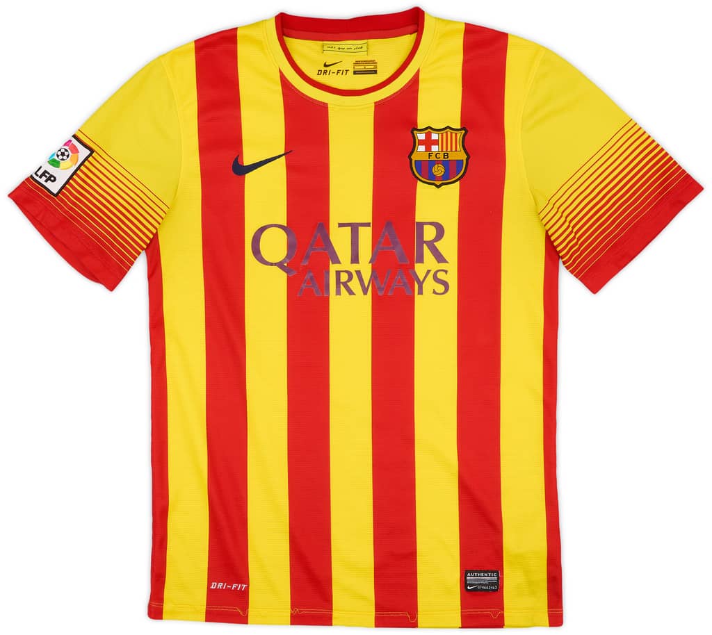 2013-15 Barcelona Away Shirt Messi #10 - 6/10 - (S)