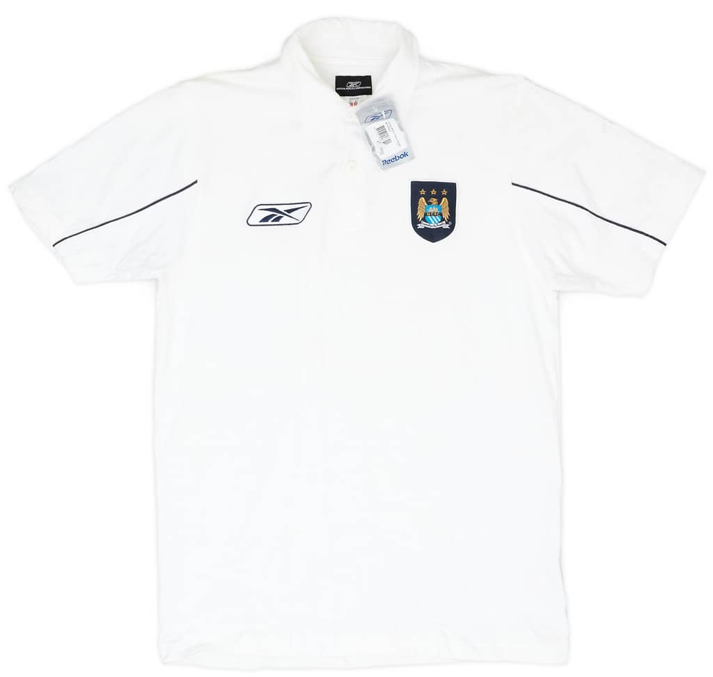 2003-04 Manchester City Reebok Polo Shirt (XS)