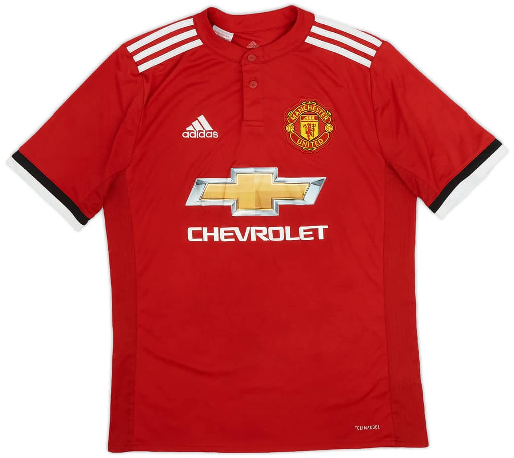 2017-18 Manchester United Home Shirt - 8/10 - (XL.Boys)