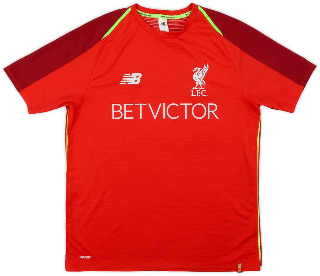 2018-19 Liverpool New Balance Training Shirt - 9/10 - (S)