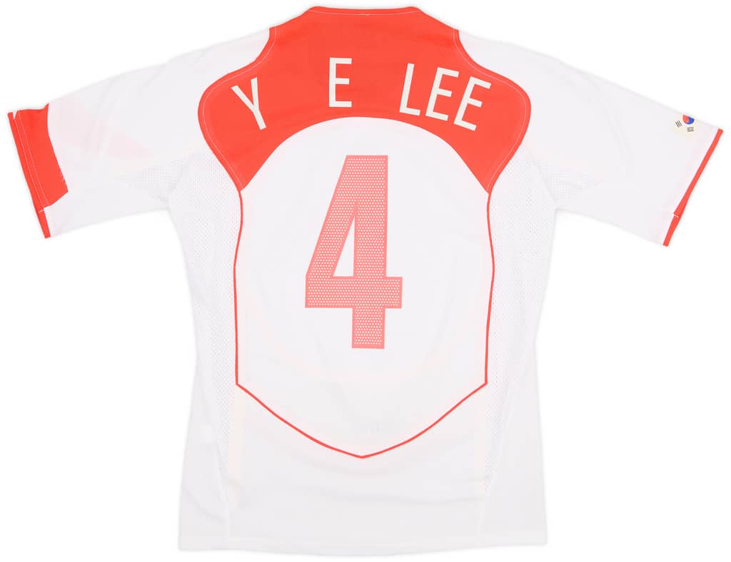 2004-06 South Player Issue Korea Away Shirt Y E Lee #4 - 10/10 - (S)