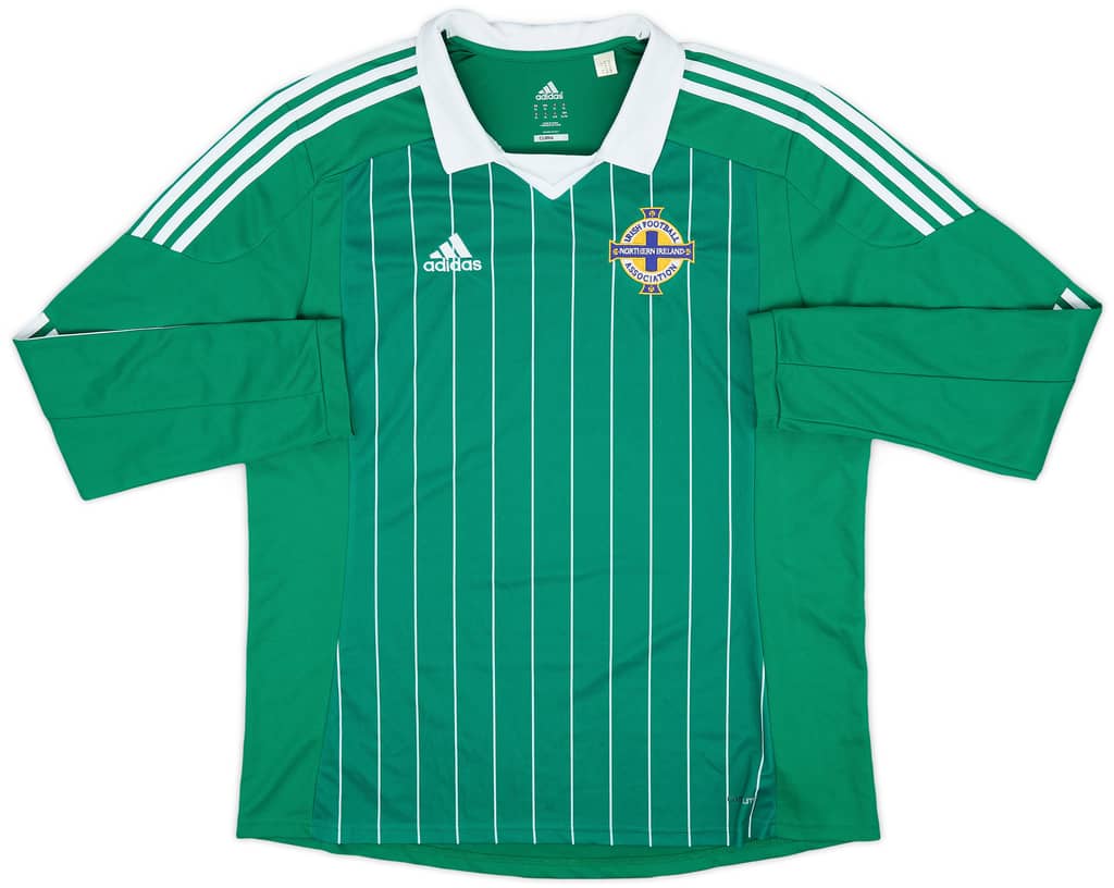 2012-13 Northern Ireland Home L/S Shirt - 7/10 - (XL)