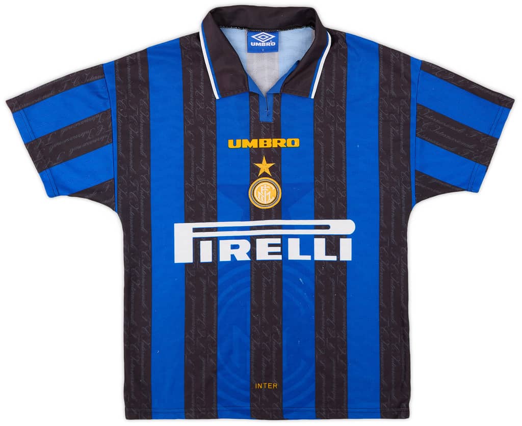 1996-97 Inter Milan Home Shirt - 7/10 - (Y)
