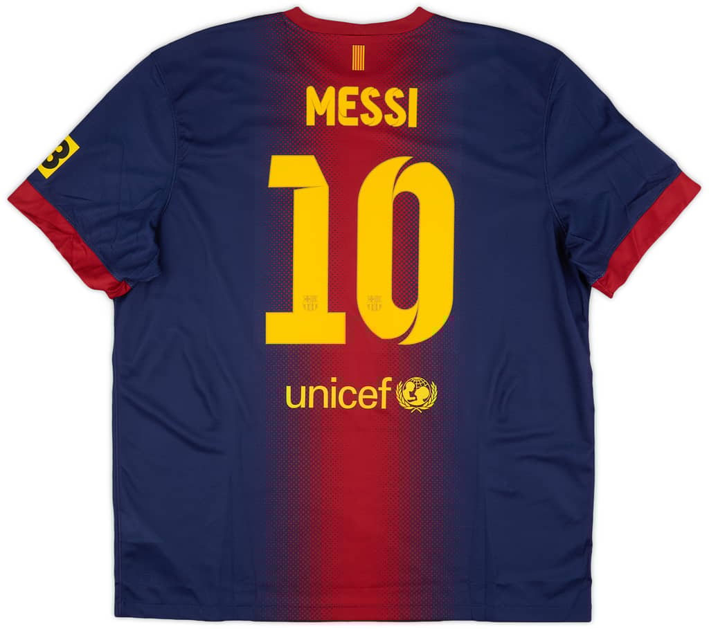 2012-13 Barcelona Home Shirt Messi #10 (XXL)