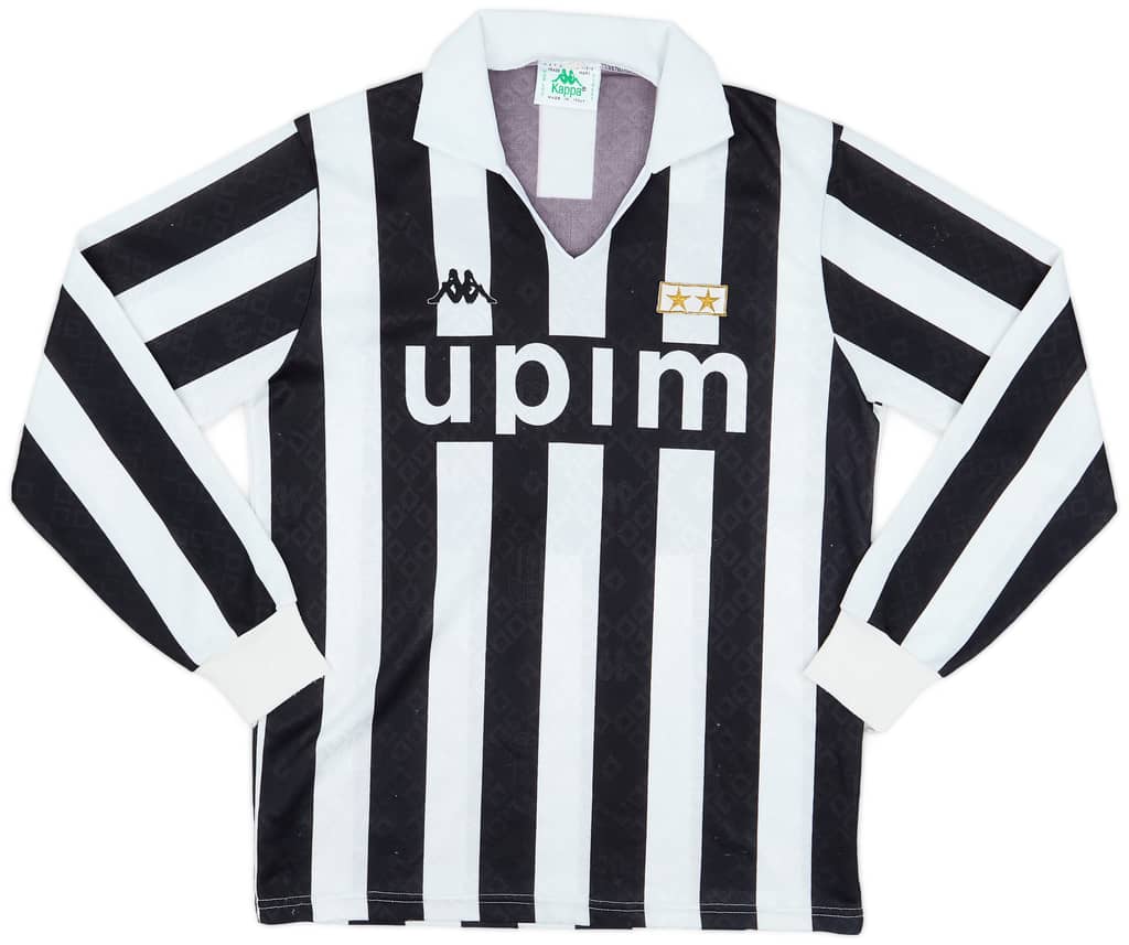 1989-90 Juventus Home L/S Shirt #10 - 6/10 - (M)