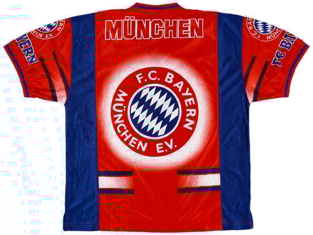 1990s Bayern Munich Nutmeg Graphic Shirt - 9/10 - (M)
