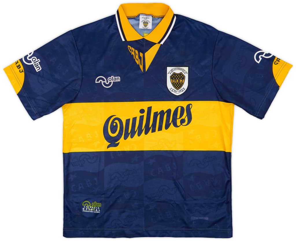 1995-97 Boca Juniors Home Shirt - 8/10 - (S)