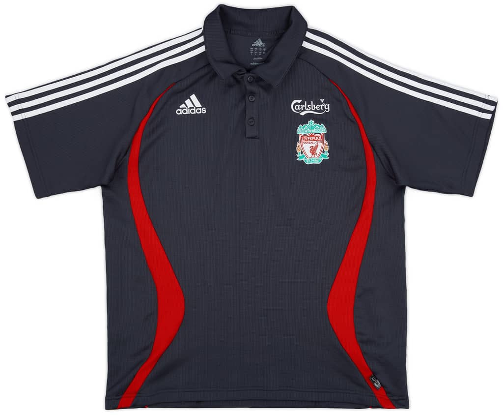 2006-07 Liverpool adidas Polo Shirt - 9/10 - (L/XL)