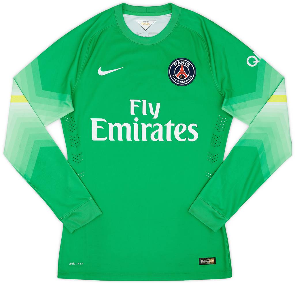 2014-15 Paris Saint-Germain Authentic GK Shirt - 9/10 - (M)