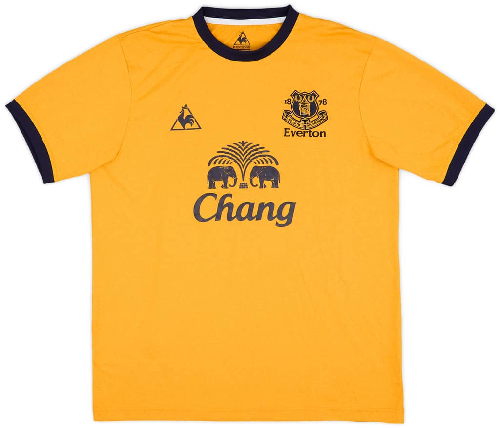 2011-12 Everton Away Shirt Baines #3 - 9/10 - (L)