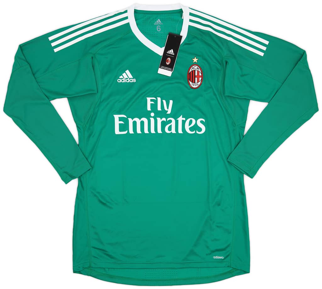 2017-18 AC Milan Player Issue GK Shirt (M)